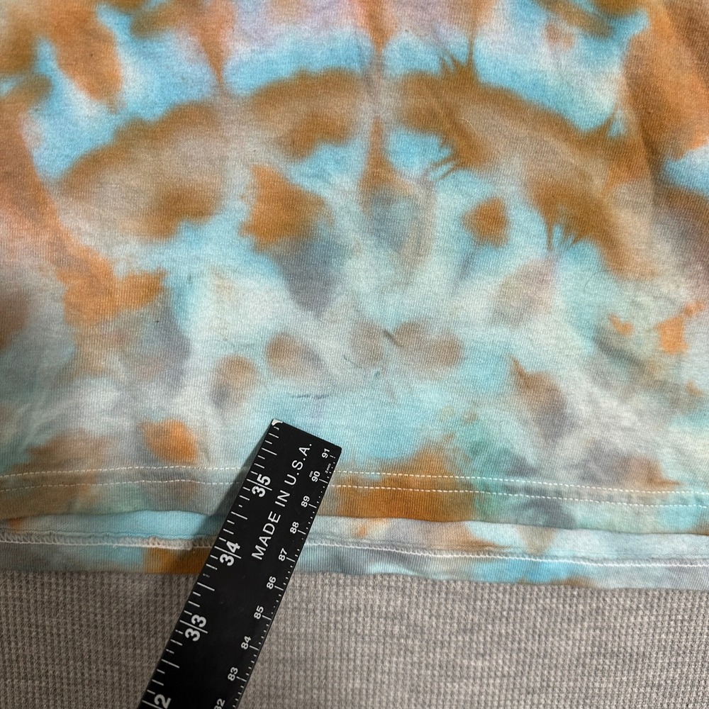 Hanes Heavyweight Barack Obama Tie Dye Graphic T-Shirt Multicolor Mens Size XL - Picture 4 of 16